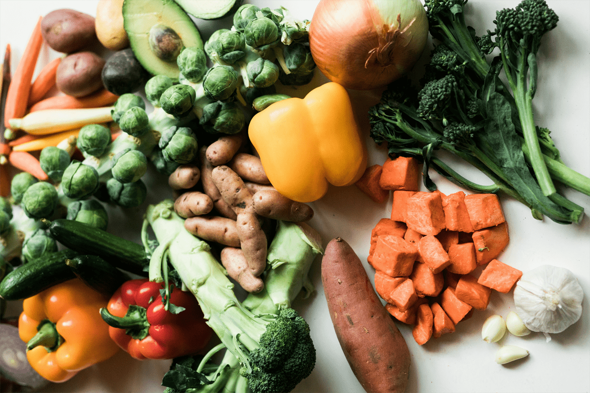 Origine delle verdure in etichetta di una preparazione gastronomica